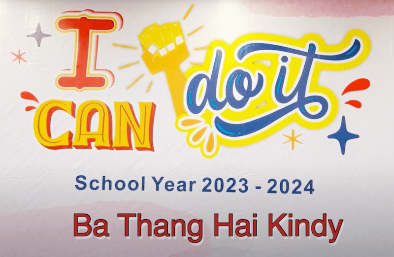 I CAN DO IT 2024 – Dự án chia sẻ yêu thương của học sinh Mầm non VAS Ba Tháng Hai