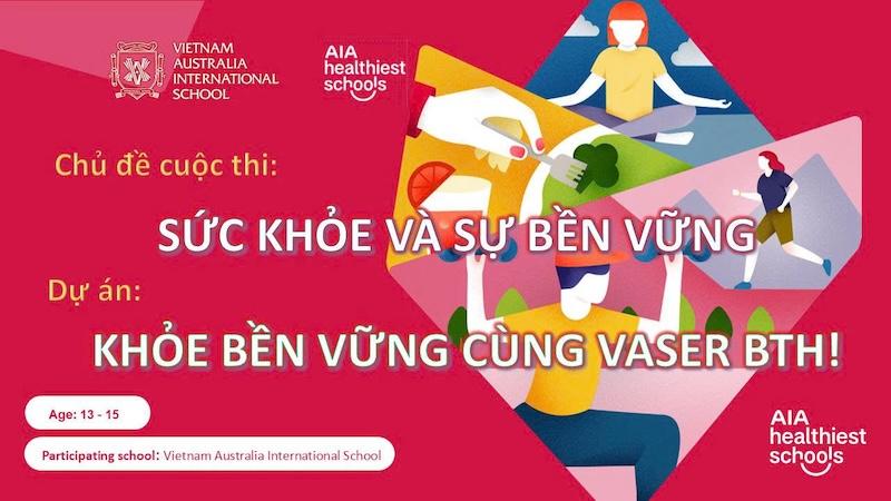 VAS BA THANG HAI win AIA’s “Healthiest School” Award for the Third Year in a row